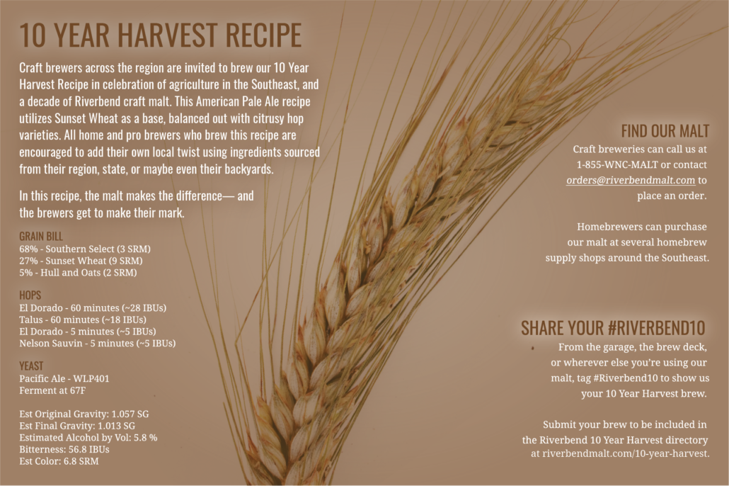 10 Year Harvest Recipe